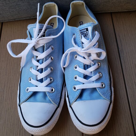 EUC CTAS Converse old school low ox 149524F Tiff Beach Blue (9W - 7M) KICKS - Picture 2 of 7